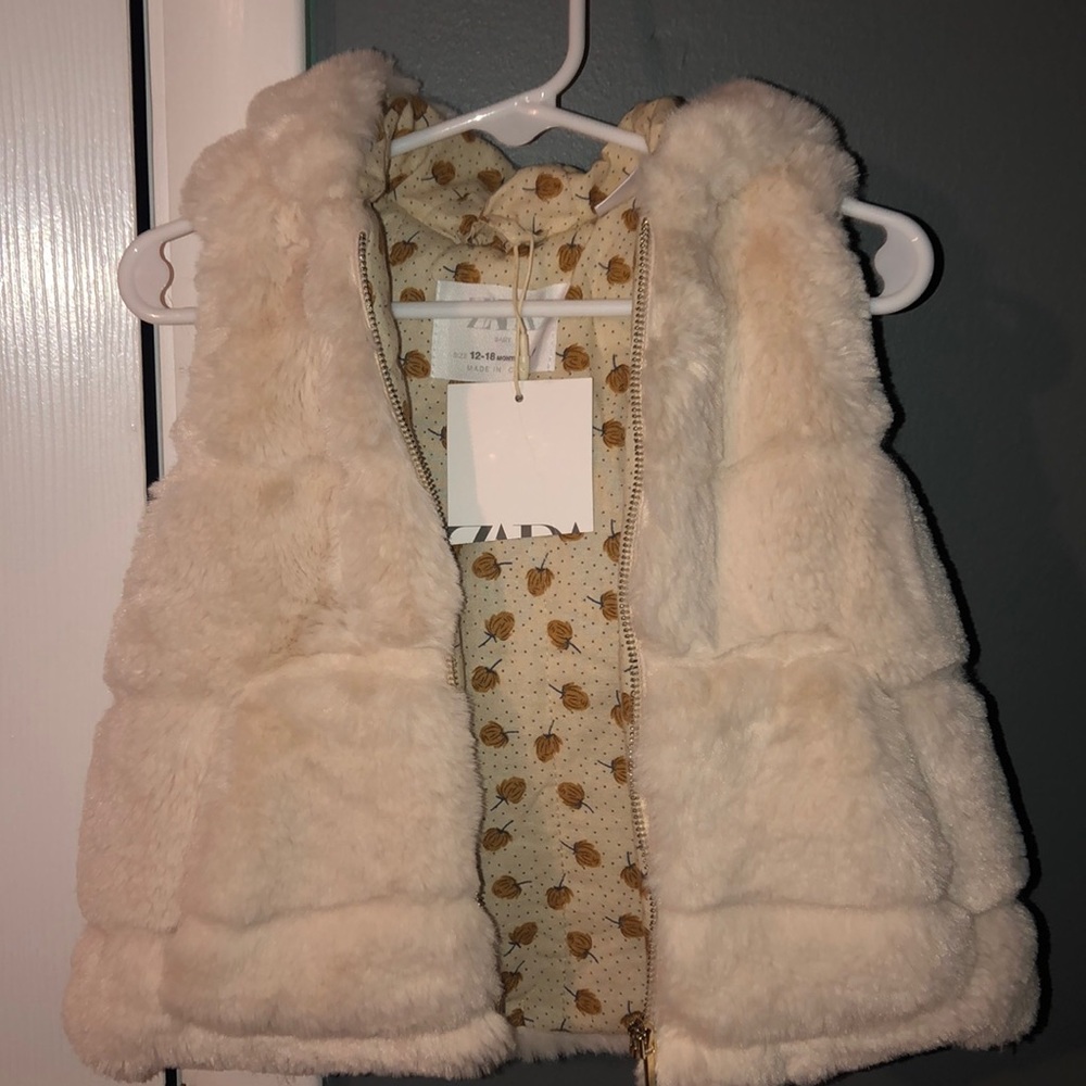 Girls Faux Fur Zara Vest